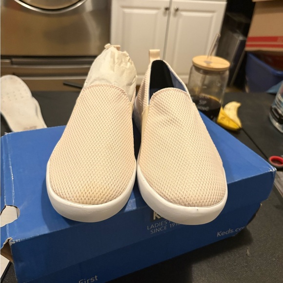 Keds Pink Mesh Slip-On Sneakers - Picture 7 of 7